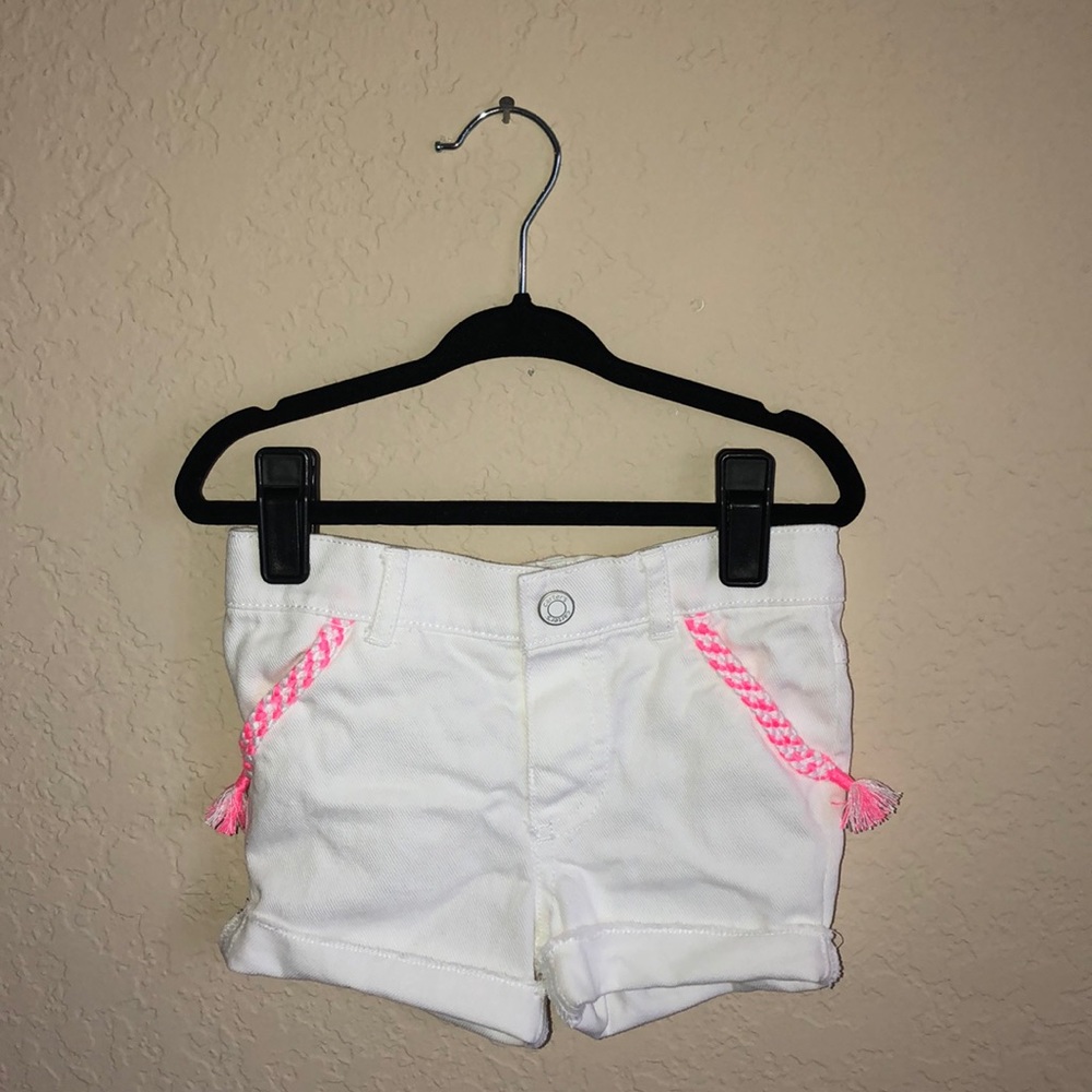 Carter's White Jean Shorts